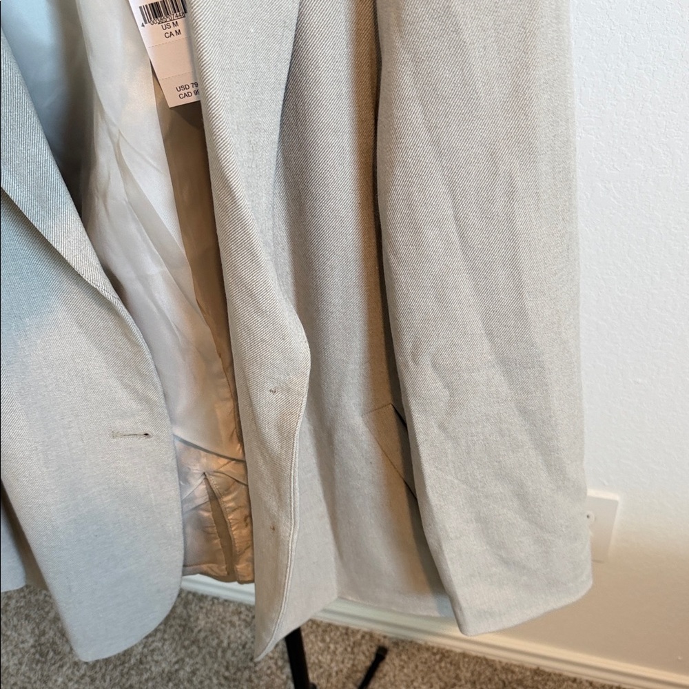 American Eagle Outfitters Women's Light Tan Blazer - Picture 4 of 6